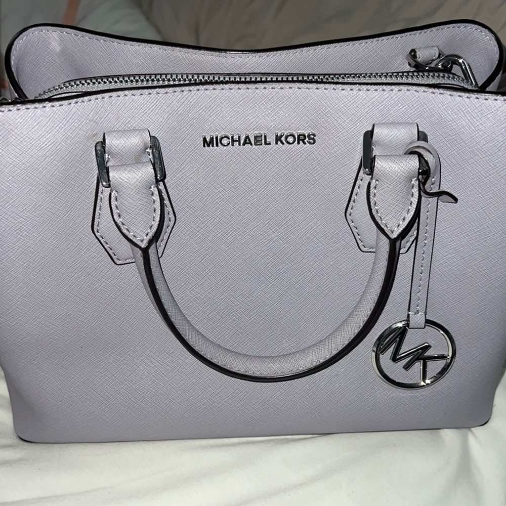 Purple Michael Kors purse lightly used